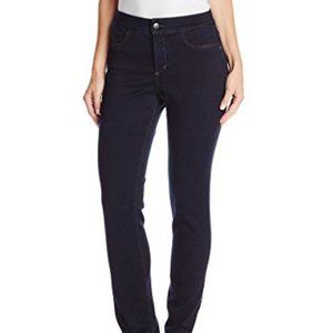 NYDJ Dark Wash Straight leg Jeggings - 10